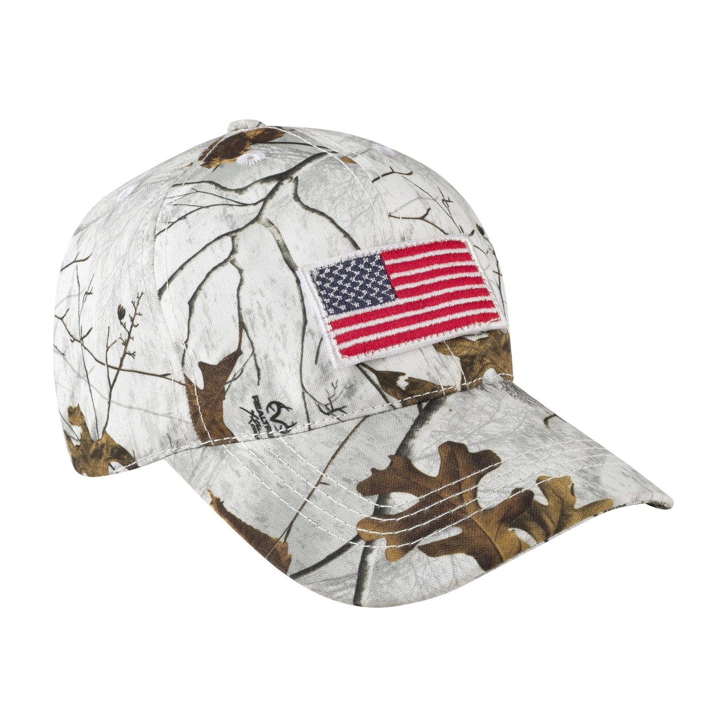 Mooselander Men's Patriotic Cap with USA Flag Patch (US, Alpha, One Size)