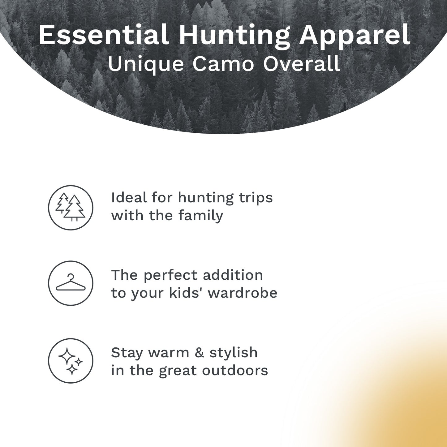 Mooselander - Youth Insulated Bib Overall, Insulated Hunting Bib Overall for Kids and Teens, Practical Kids Hunting Clothes, Youth Camo Bib, Great Cold Weather Gear