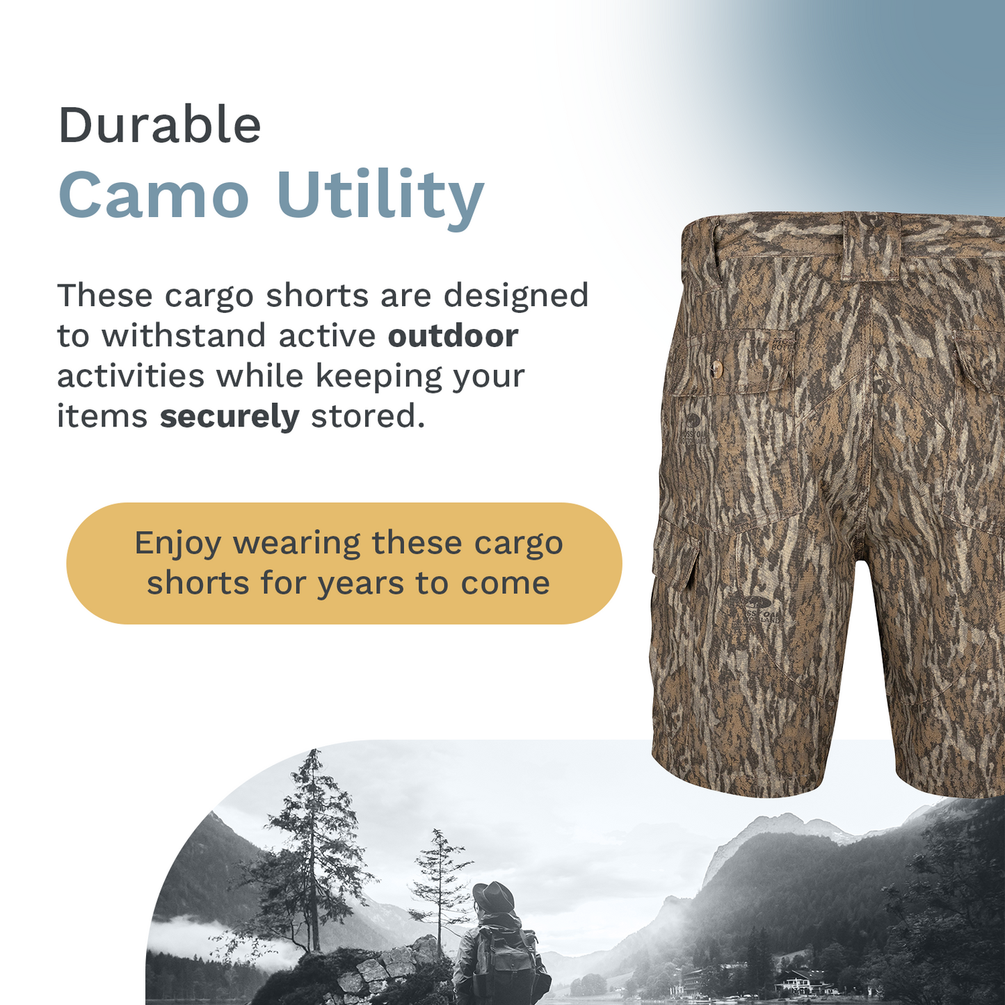 Men's Cargo Short in MO New Bottomland