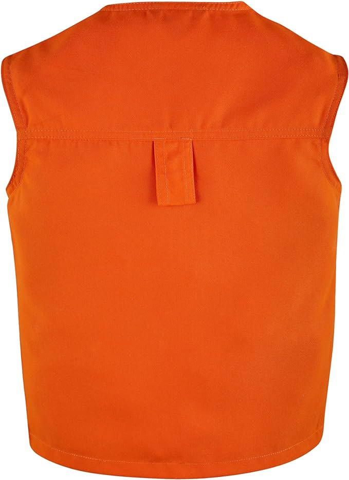 Mooselander - Men's Blaze Orange Safety Vest, Perfect for Hunting and Outdoor Activity