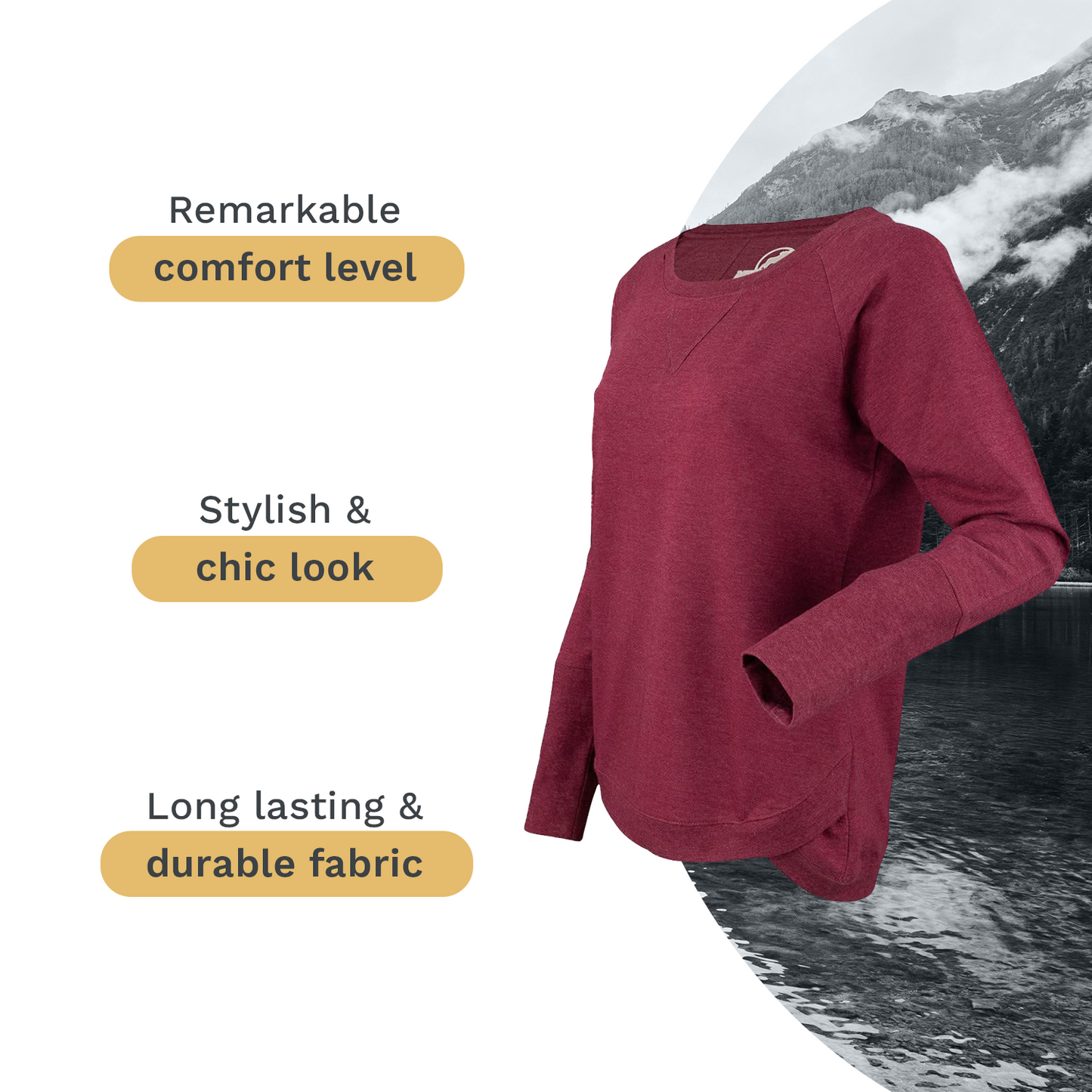 MOOSELANDER - Ladies Yorkville Pullover Sweatshirt