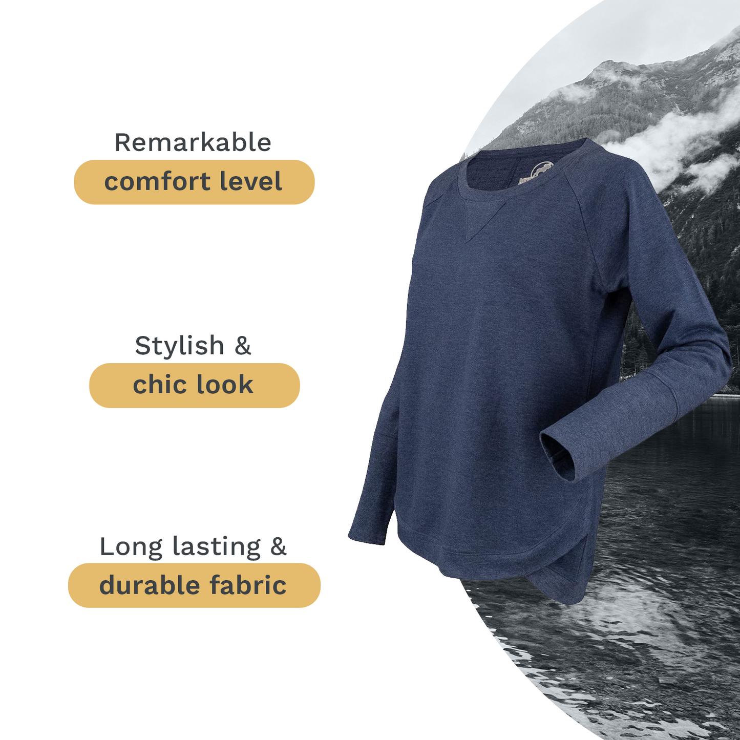 MOOSELANDER - Ladies Yorkville Pullover Sweatshirt