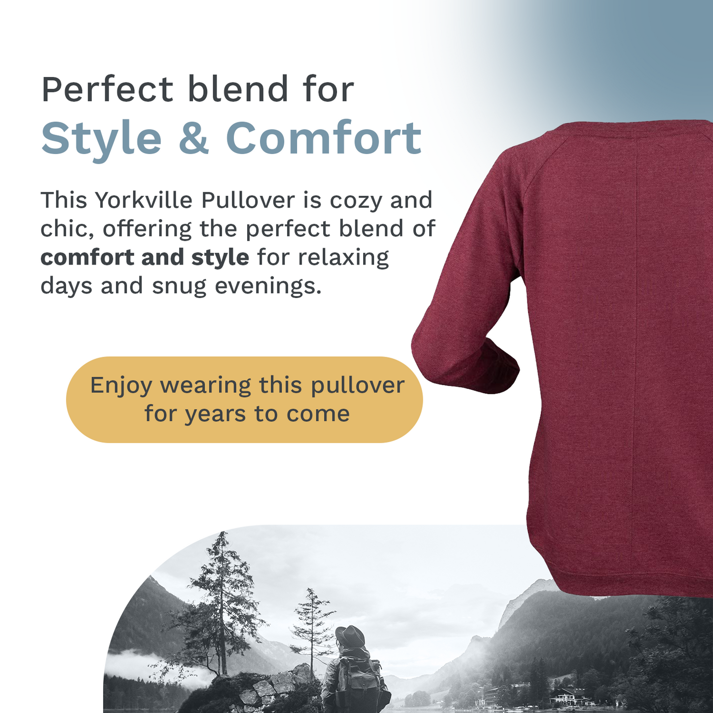 MOOSELANDER - Ladies Yorkville Pullover Sweatshirt