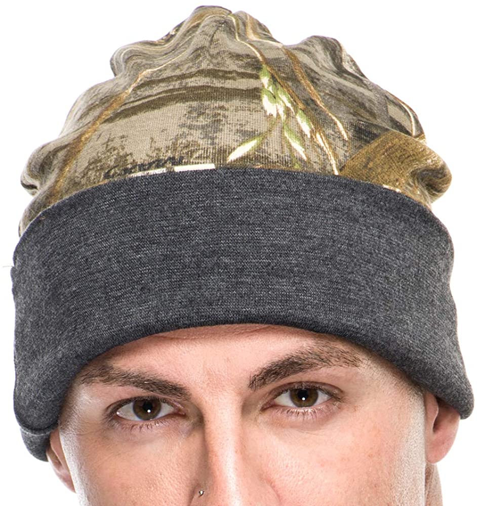 Men's Reversible Beanie in Realtree Max 5 Camo Print