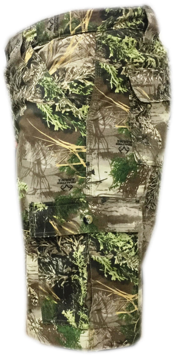 Realtree camo top cargo shorts