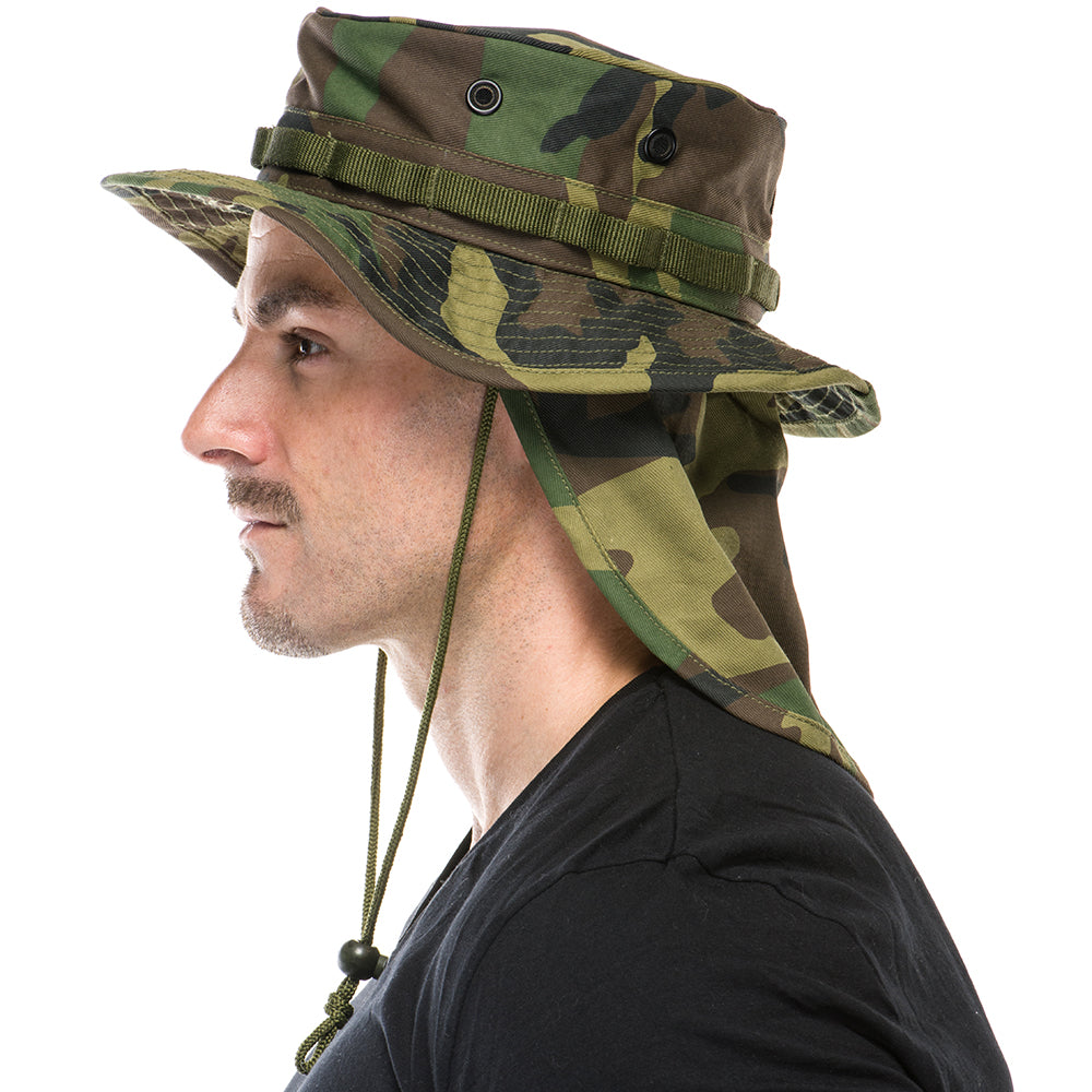 Men's Boonie Hat with Removable Sun Guard