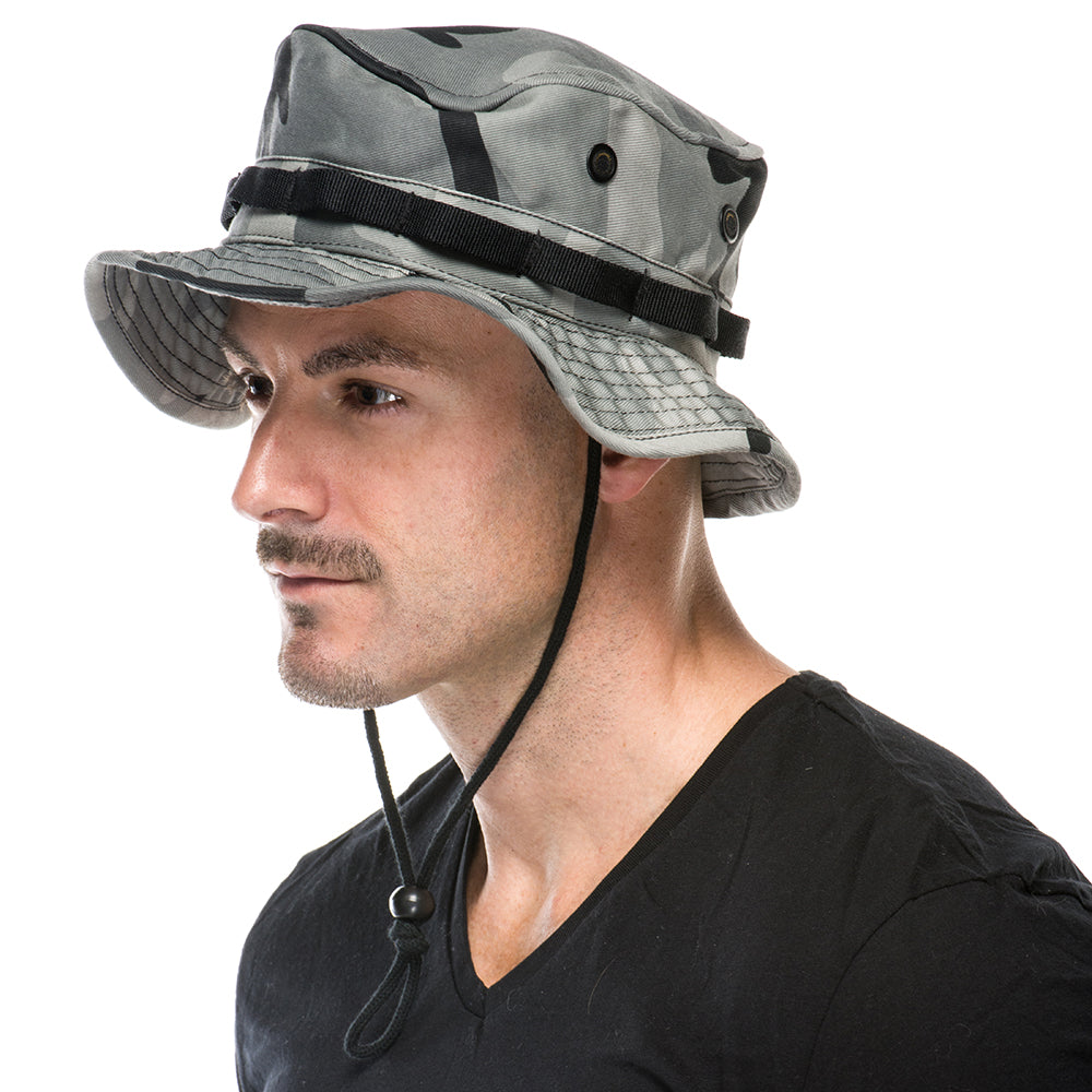 Men's Boonie Hat with Removable Sun Guard