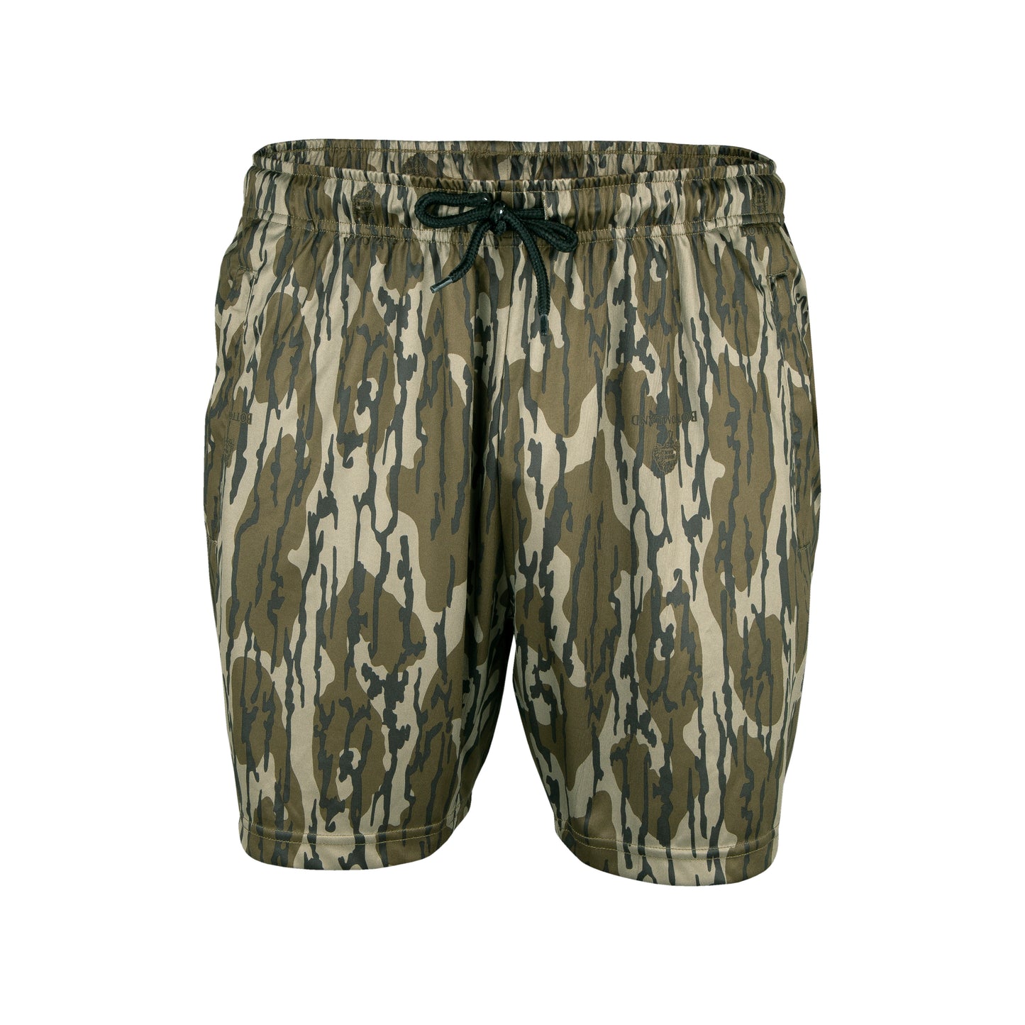 Mooselander Men's Athletic Camo Shorts – Lightweight, Breathable Gym Shorts with Zip Pockets for Active Comfort