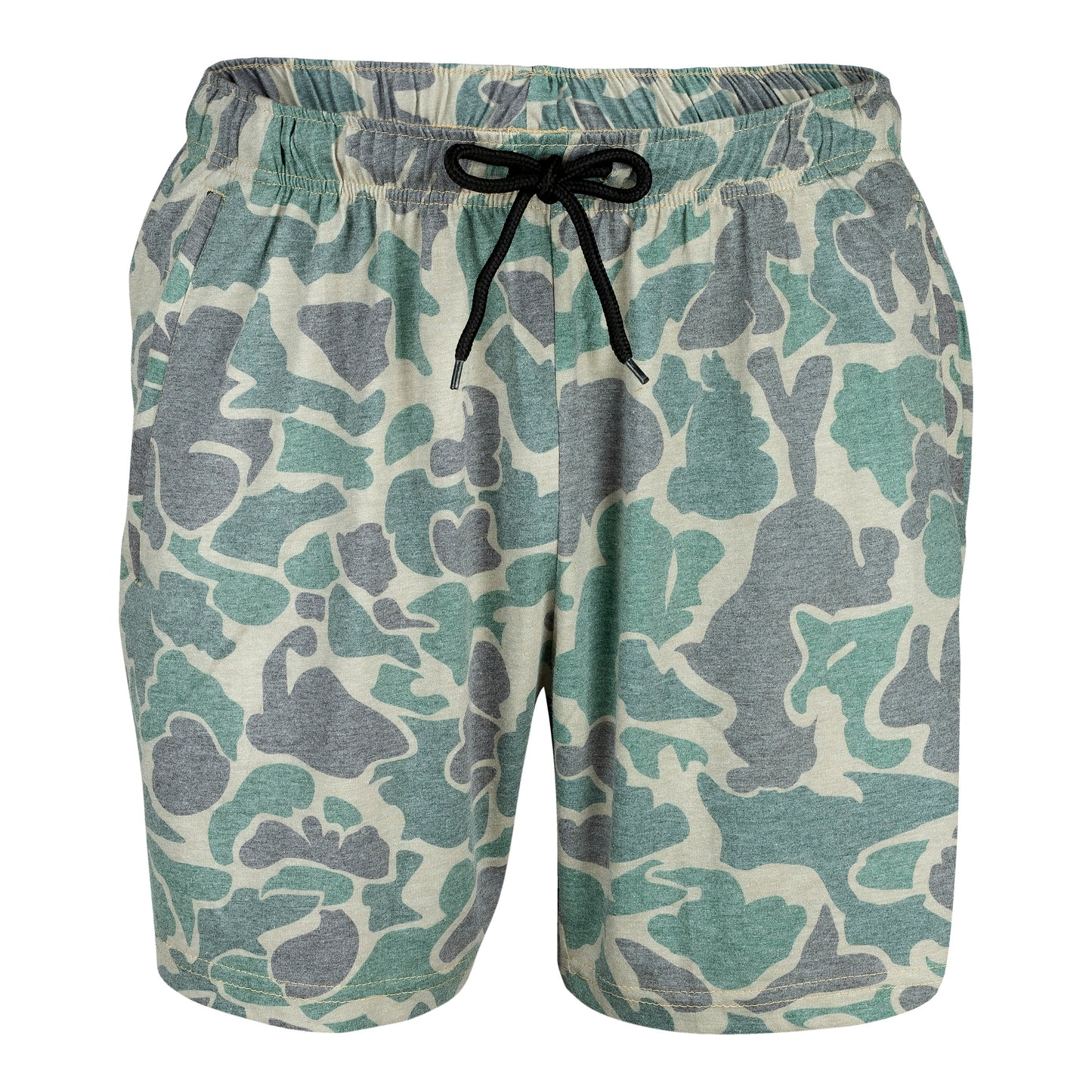 Mooselander Men's Athletic Camo Shorts – Lightweight, Breathable Gym Shorts with Zip Pockets for Active Comfort