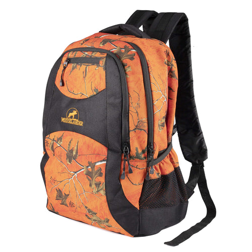Mooselander - Camo Backpack in Licensed Realtree Prints, Lightweight and Durable Backpack, Hiking and Hunting with YKK Zipper