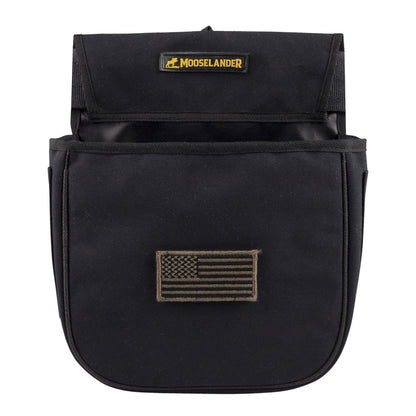 Mooselander Shotgun Shell Pouch, Sporting Shotgun Shell Bag - Clay, Trap or Skeet Shooting Holder for Shotgun Shells, Raltree Camo, Digital Camo and Solid Colors.