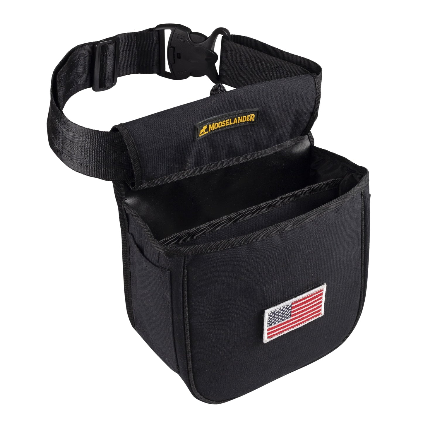 Mooselander Shotgun Shell Pouch, Sporting Shotgun Shell Bag - Clay, Trap or Skeet Shooting Holder for Shotgun Shells, Raltree Camo, Digital Camo and Solid Colors.
