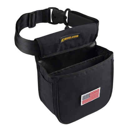 Mooselander Shotgun Shell Pouch, Sporting Shotgun Shell Bag - Clay, Trap or Skeet Shooting Holder for Shotgun Shells, Raltree Camo, Digital Camo and Solid Colors.