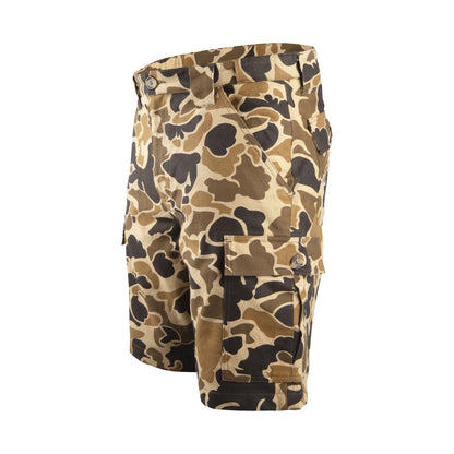 Men's Cargo Shorts - Durable Camo Cargo Shorts for Men - Mens Shorts Cargo with Mossy Oak Print - Ideal for Hiking and Camping