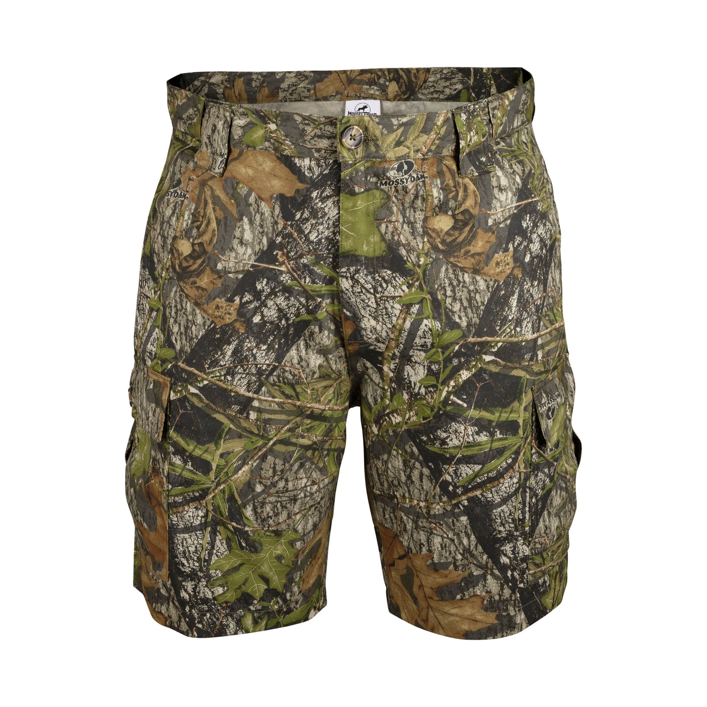Men's Cargo Shorts - Durable Camo Cargo Shorts for Men - Mens Shorts Cargo with Mossy Oak Print - Ideal for Hiking and Camping