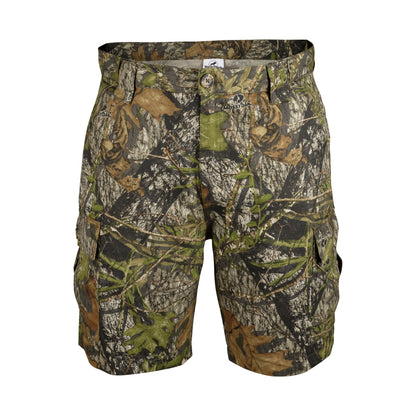 Men's Cargo Shorts - Durable Camo Cargo Shorts for Men - Mens Shorts Cargo with Mossy Oak Print - Ideal for Hiking and Camping