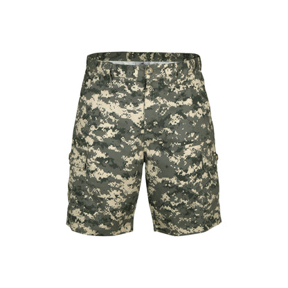 Men's Cargo Shorts - Durable Camo Cargo Shorts for Men - Mens Shorts Cargo with Mossy Oak Print - Ideal for Hiking and Camping