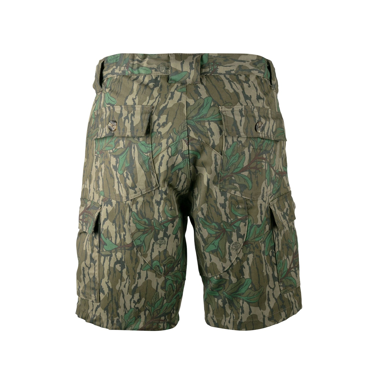 Men's Cargo Shorts - Durable Camo Cargo Shorts for Men - Mens Shorts Cargo with Mossy Oak Print - Ideal for Hiking and Camping