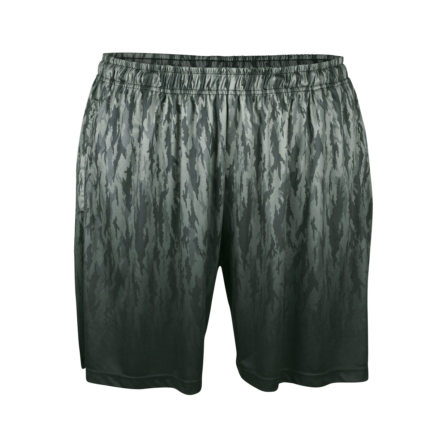 Mooselander Men's Athletic Camo Shorts – Lightweight, Breathable Gym Shorts with Zip Pockets for Active Comfort