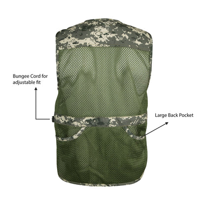 Mooselander Shooting Vest, Range and Skeet Shooting Vest with Right Hand Shoulder Pad