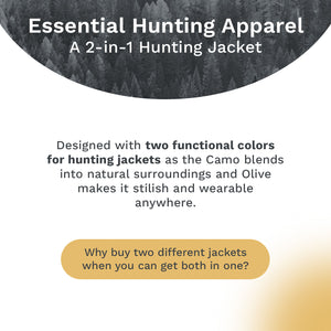 Mooselander - Youth Reversible Full Zip Jacket, Hunting Camo Jacket for Kids and Teens, Versatile and Fashionable Full Zip Hoodie, Premium Hunting Apparel