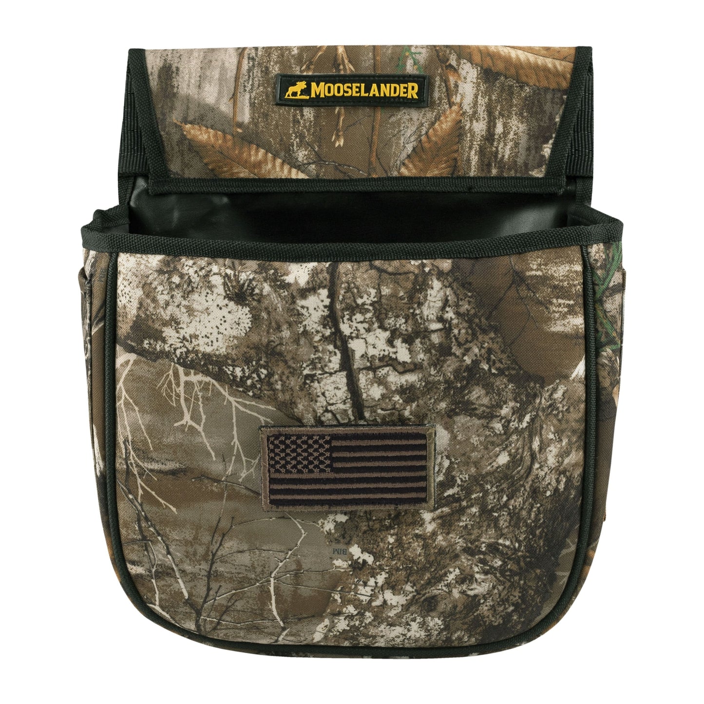 Mooselander Shotgun Shell Pouch, Sporting Shotgun Shell Bag - Clay, Trap or Skeet Shooting Holder for Shotgun Shells, Raltree Camo, Digital Camo and Solid Colors.