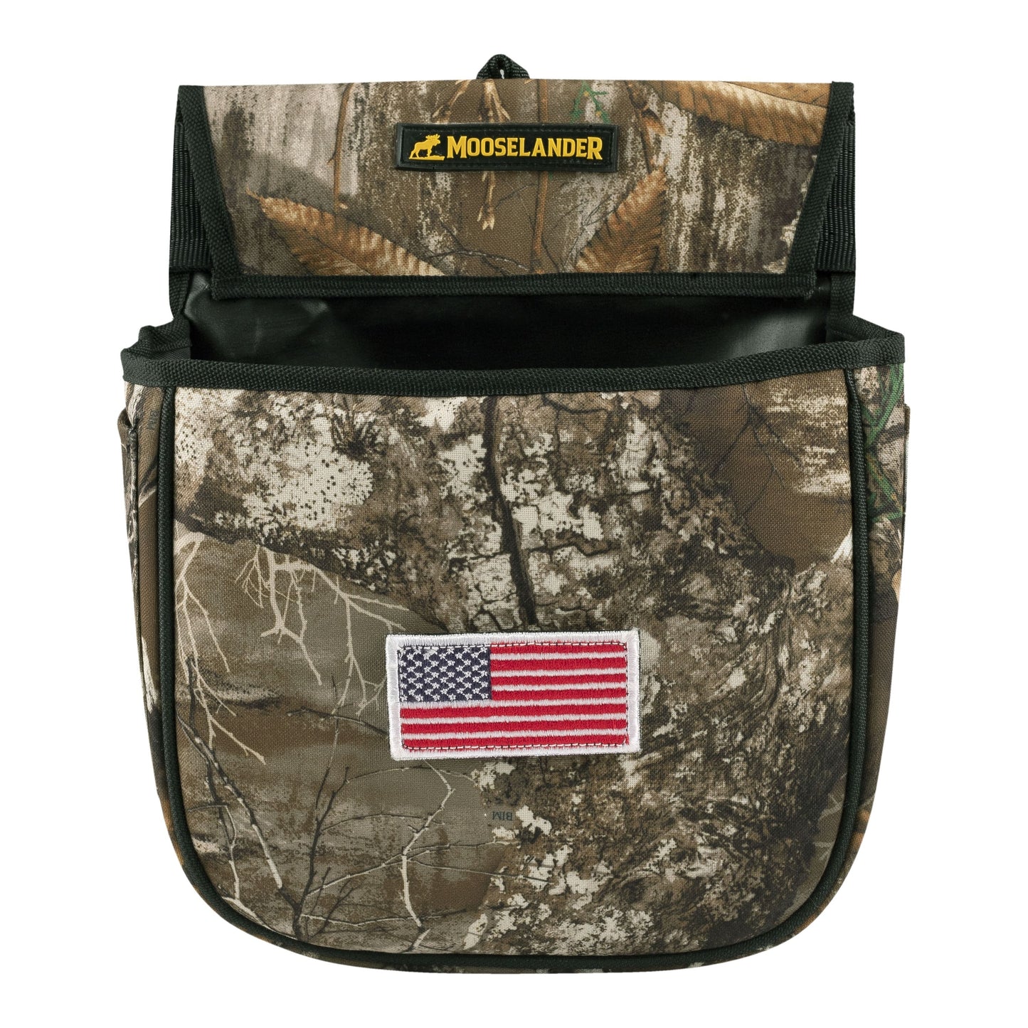 Mooselander Shotgun Shell Pouch, Sporting Shotgun Shell Bag - Clay, Trap or Skeet Shooting Holder for Shotgun Shells, Raltree Camo, Digital Camo and Solid Colors.