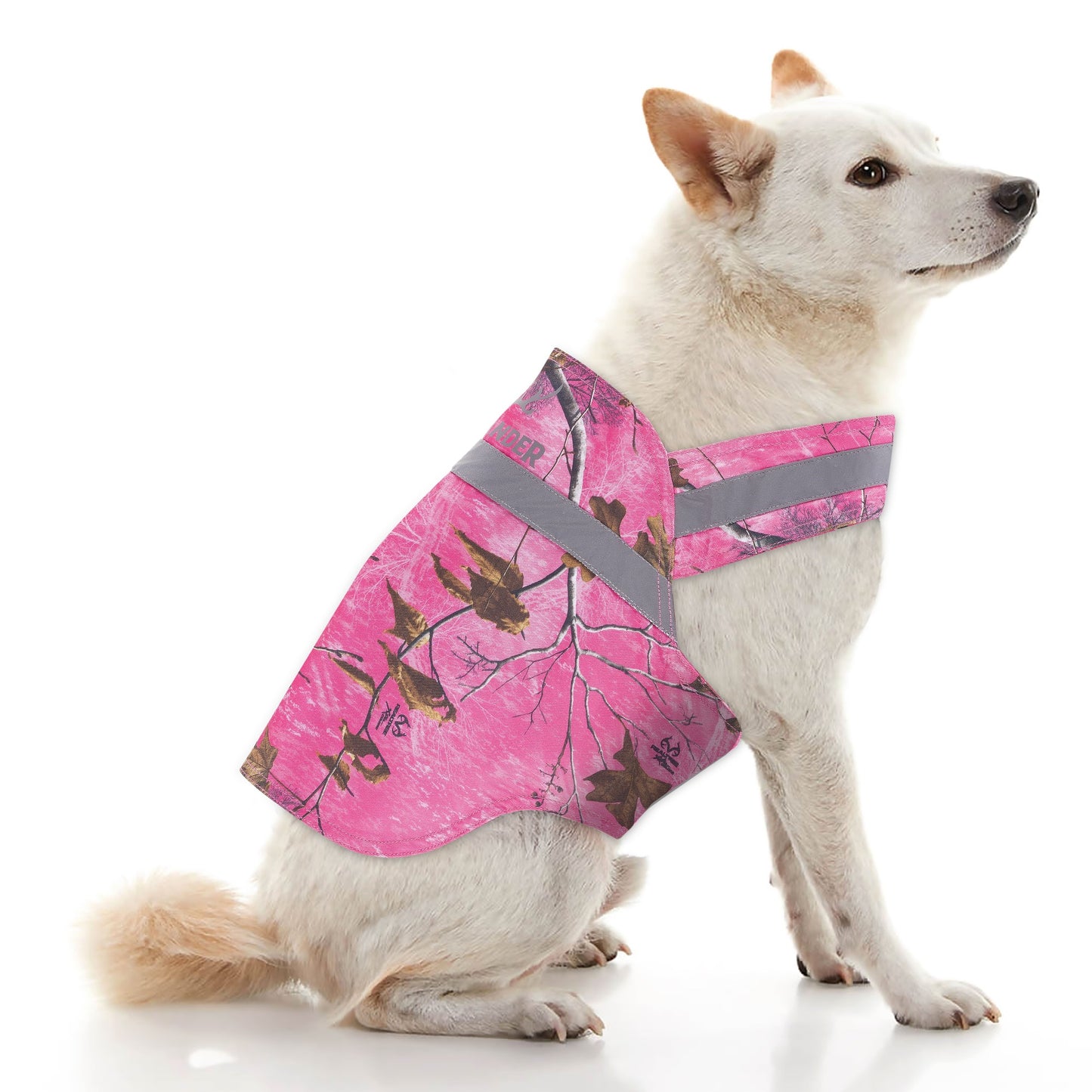 Mooselander - Dog Safety Vest with Reflective Tape in Realtree Prints Xtra Bright Orange Mini