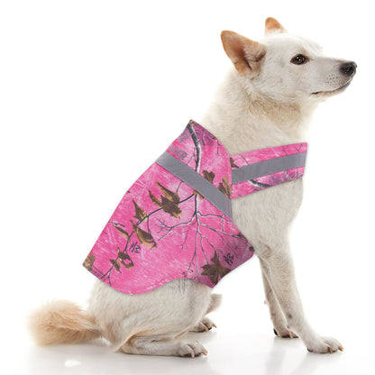 Mooselander - Dog Safety Vest with Reflective Tape in Realtree Prints Xtra Bright Orange Mini