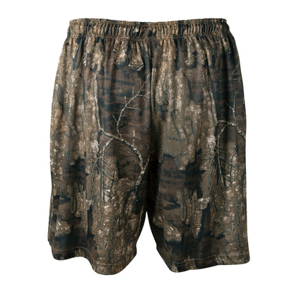 Mooselander Men's Athletic Camo Shorts – Lightweight, Breathable Gym Shorts with Zip Pockets for Active Comfort
