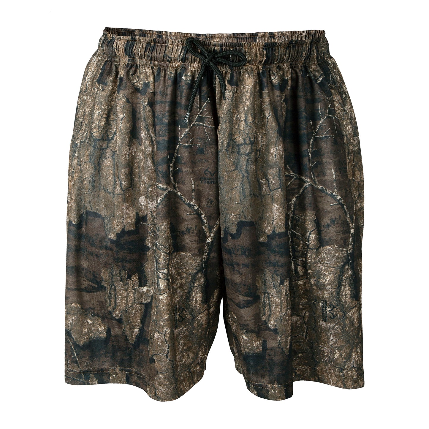 Mooselander Men's Athletic Camo Shorts – Lightweight, Breathable Gym Shorts with Zip Pockets for Active Comfort
