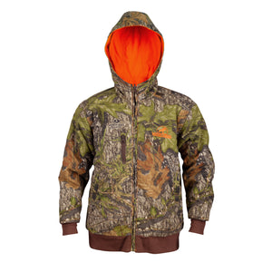 Youth Reversible Jacket in Mossy Oak & Blaze Orange