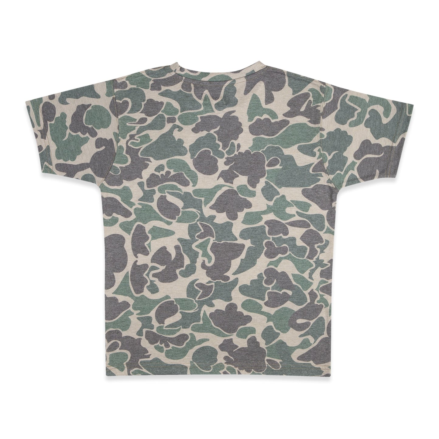 Men's Patriotic Camo T-Shirt: USA Flag Embroidery, Camouflage Street & Gym Wear, Chest Pocket, Hunting Apparel