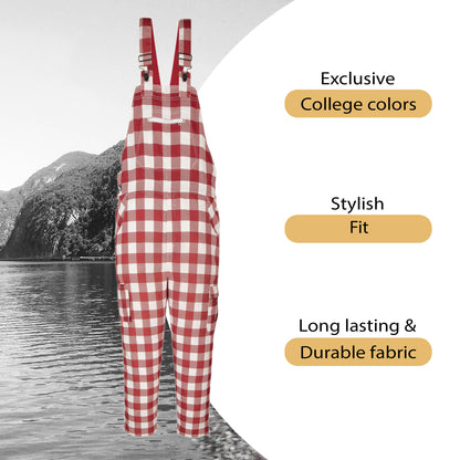 Mooselander - Mens Game Day Bib Overall in Your Favourite Team Colors, Premium Fan Apparel