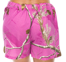 Ladies Sleep Shorts in Realtree AP Radiant Orchid Camo Print