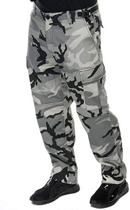 Men's Military BDU Six Pocket Pants in Urban Camo Print