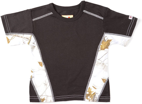 Infant Colorblocked Short Sleeve Tee with Realtree Camo Accents