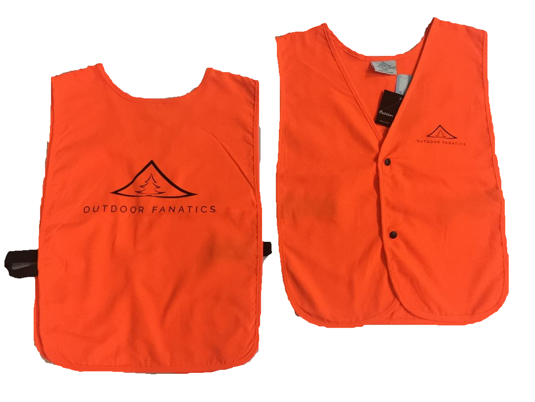 Adult Hunting Vest in Hi-Vis Blaze Orange