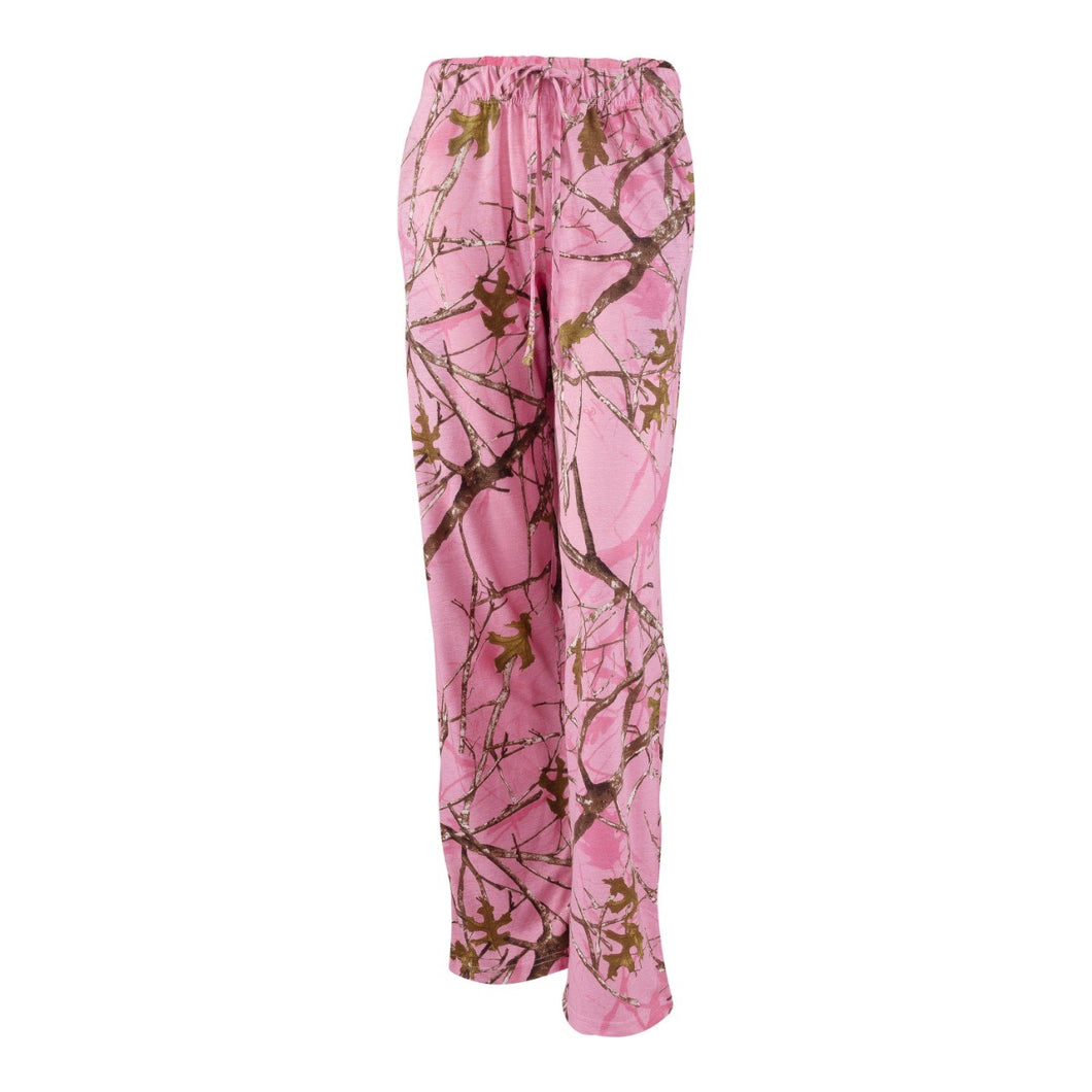 Ladies Lounge Pants in True Timber Conceal Pink Camo Print