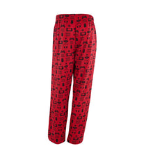 Youth Lounge Pants in Gamer Graphic Print (Red/Black)