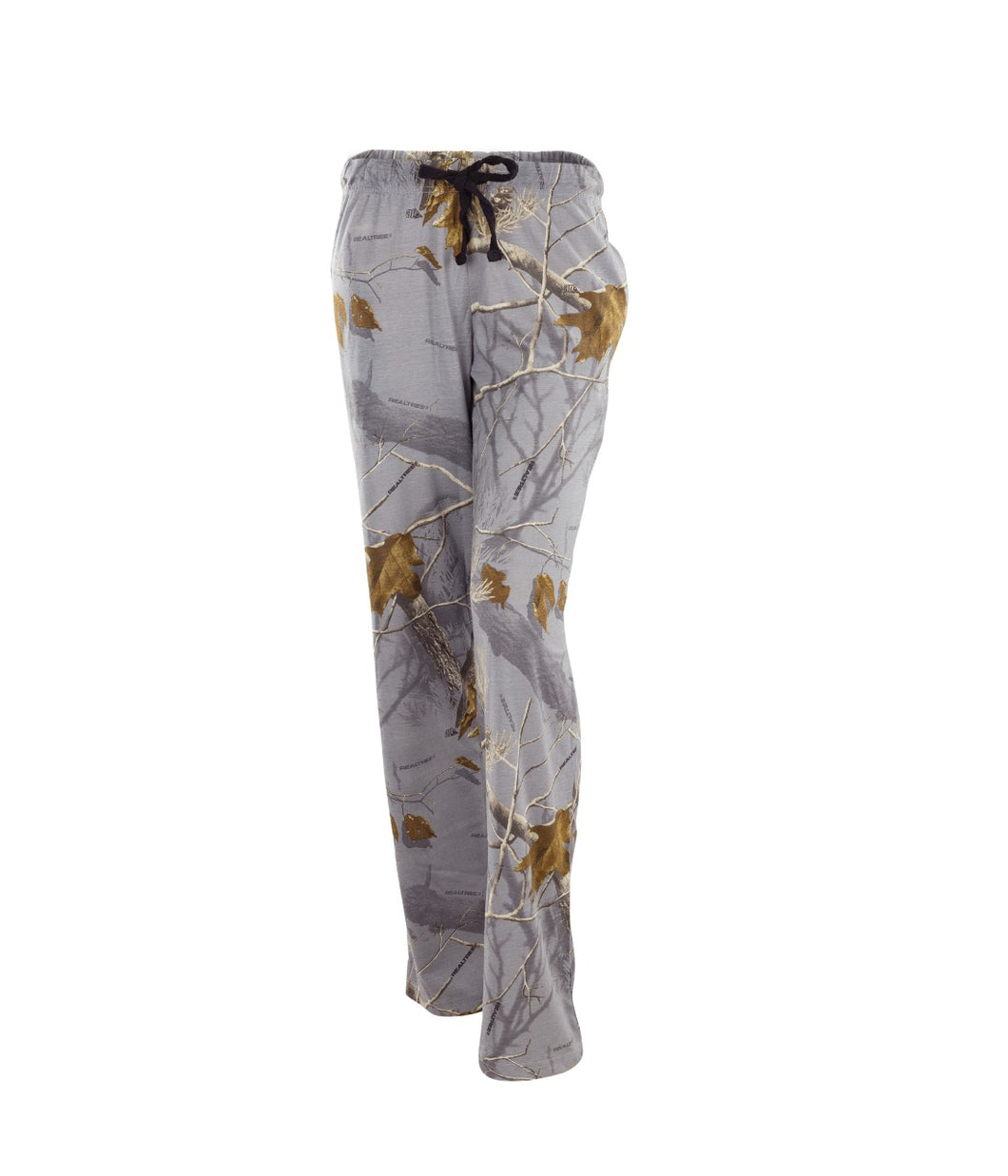 Ladies Lounge Pants in Realtree AP Monument Camo Print