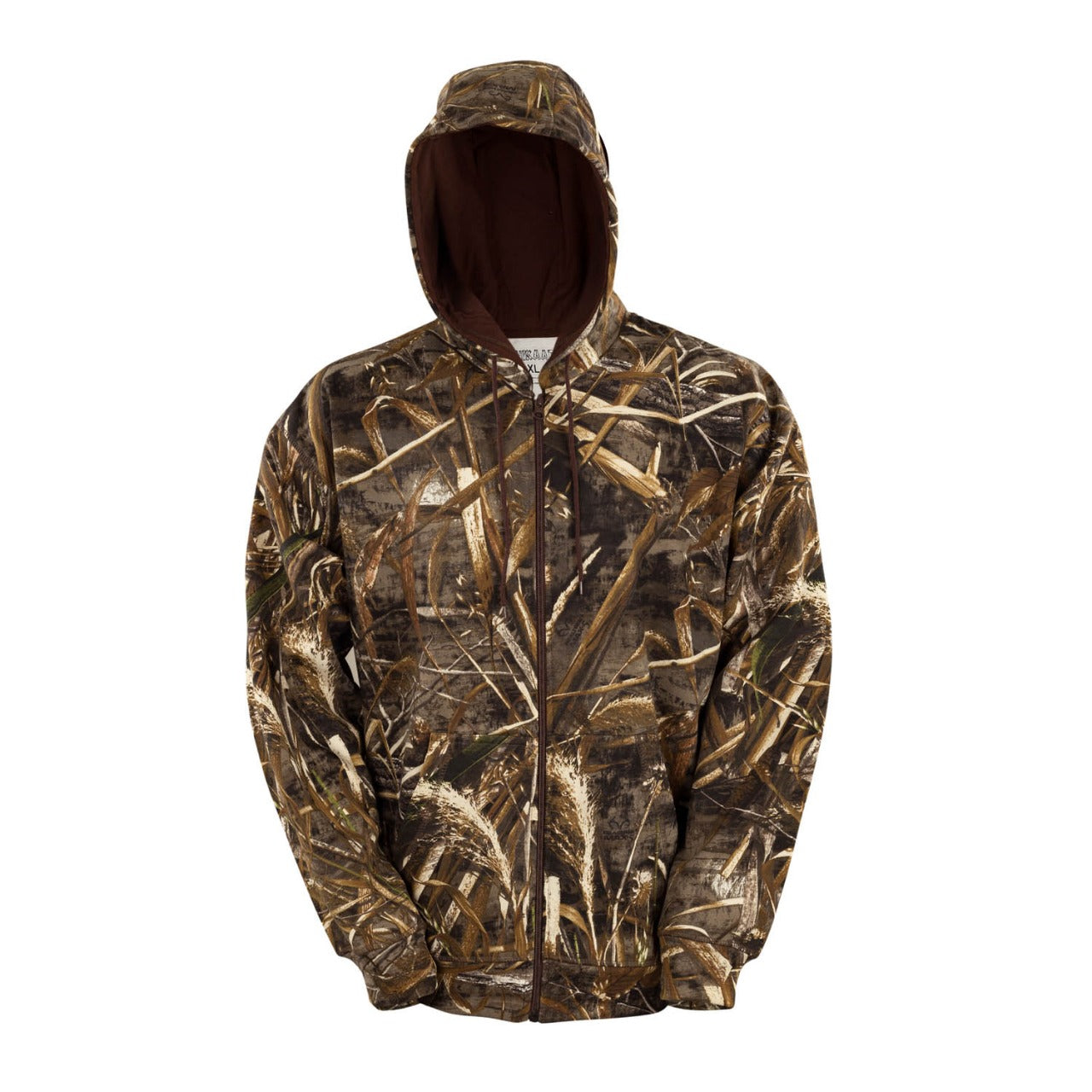 Men s Zip Fleece Hoodie in Realtree Max 5 Camo Print Mooselander