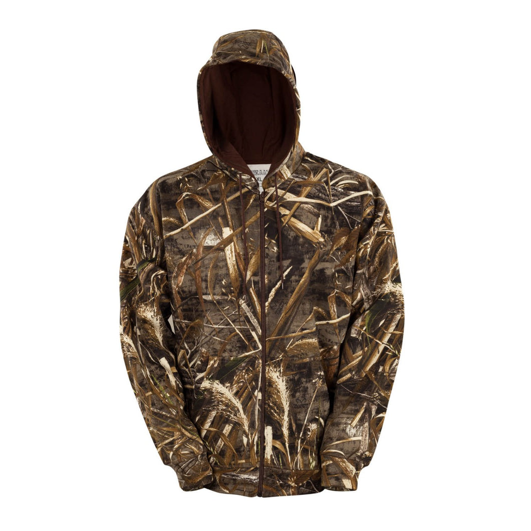 Men s Zip Fleece Hoodie in Realtree Max 5 Camo Print Mooselander