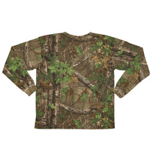 Men's Patriotic Long Sleeve Tee in Realtree Camo Print