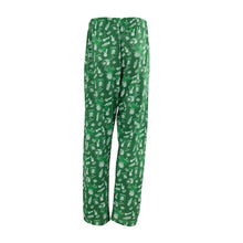Men's Lounge Pants in Smoke Graphic Print (Green/White)