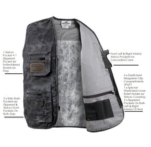 Adult Conceal & Carry Tactical Vest in Kryptek Typhon Camo Print