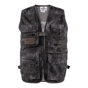Adult Conceal & Carry Tactical Vest in Kryptek Typhon Camo Print
