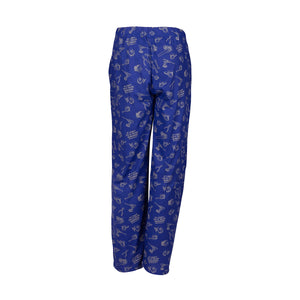Youth Lounge Pants in Power Tool Graphic Print (Navy/Grey)