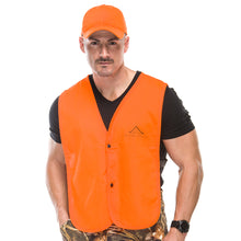 Adult Hunting Vest in Hi-Vis Blaze Orange