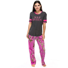 Ladies "Nap Queen" Sleep Shirt with Realtree Hot Pink Camo Accents